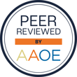 AAOE Peer Review Logo 2022